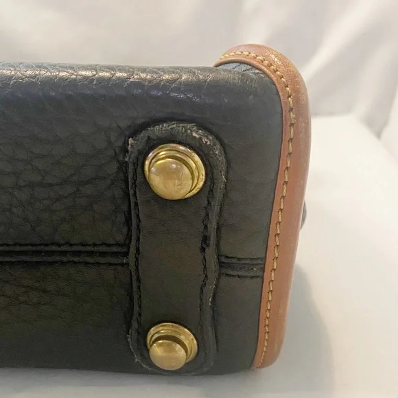 Vintage Dooney & Bourke All Weather Leather Top Zip Bag - Picture 4 of 16